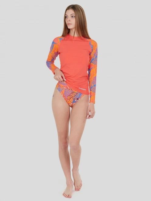 Fundango Joyce Long Sleeve Rashguard for women in pink 4