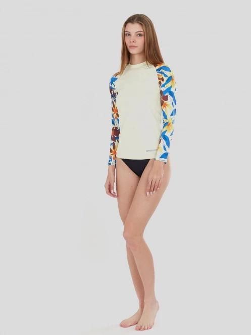 Fundango Joyce Long Sleeve Rashguard for women in grey 4