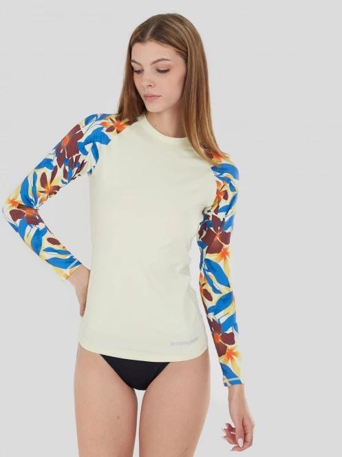 Fundango Joyce Long Sleeve Rashguard for women in grey 5