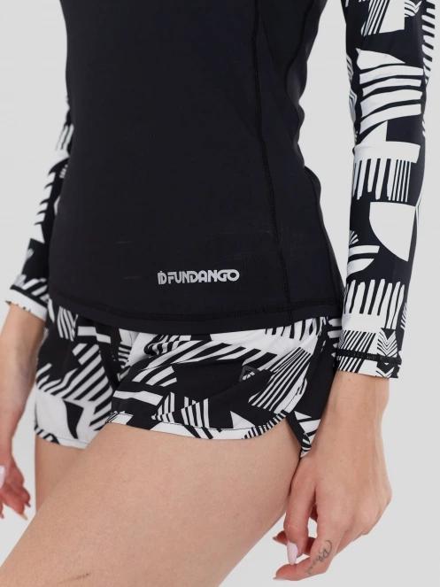 Fundango Joyce Long Sleeve Rashguard for women in black 6
