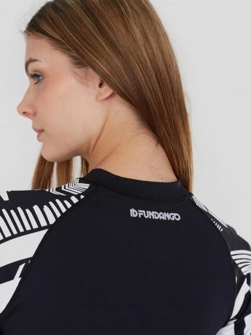 Fundango Joyce Long Sleeve Rashguard for women in black 7