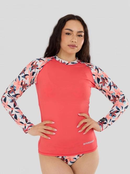 Fundango Joyce Long Sleeve Rashguard for women in sand 2
