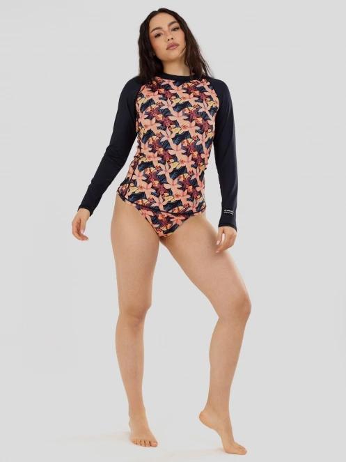 Fundango Joyce Long Sleeve Rashguard for women in pink 5