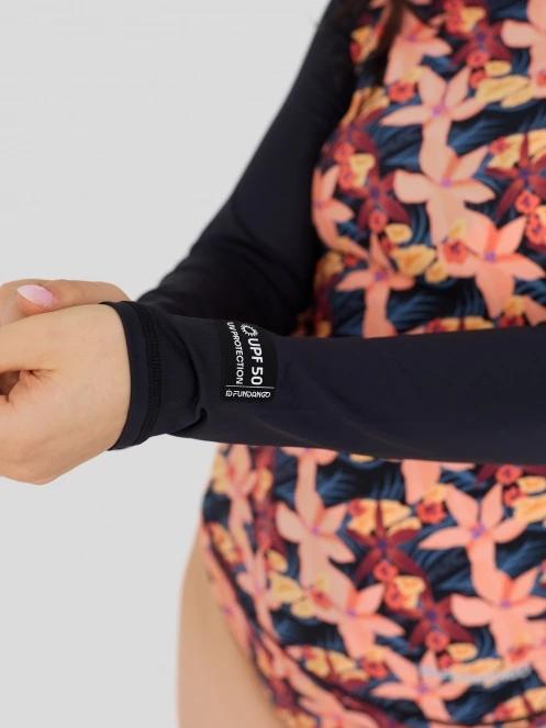 Fundango Joyce Long Sleeve Rashguard for women in pink 7