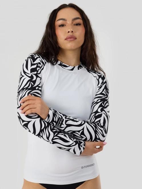 Fundango Joyce Long Sleeve Rashguard for women in black 2