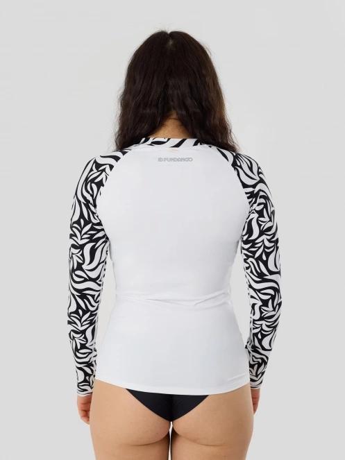 Fundango Joyce Long Sleeve Rashguard for women in black 3