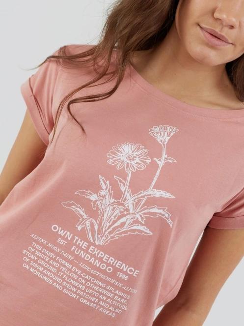 Fundango Lima T-shirt for women in pink 6