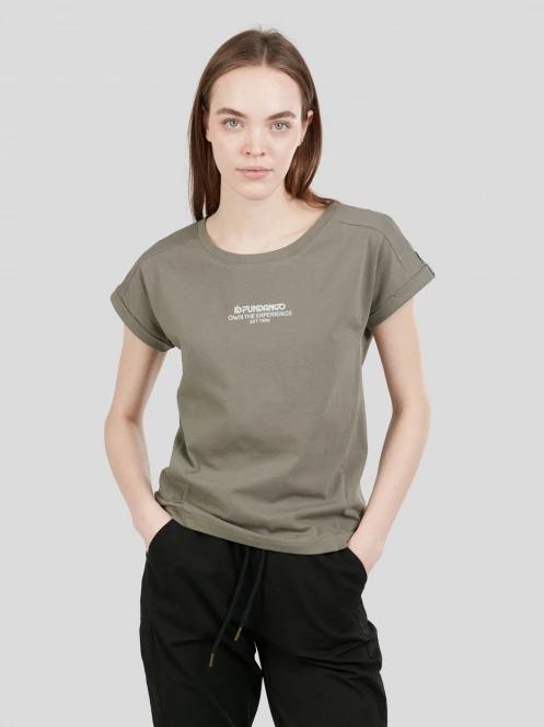Fundango Lima T-shirt for women in oliv 2