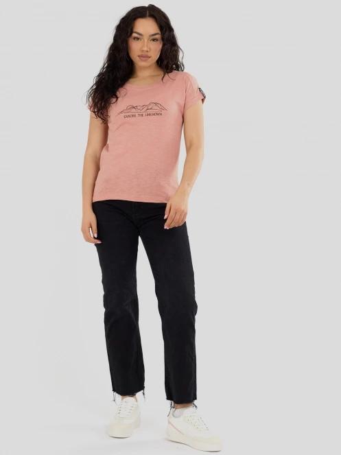Fundango Lima II T-shirt for women in pink 4