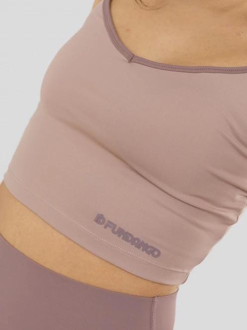 Fundango Aero Crop Top for women in pink 7