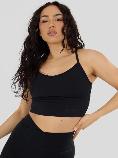 Fundango Aero Crop Top for women in black 5