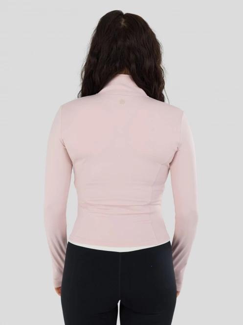 Fundango Flop Zip Up Top for women in pink 3