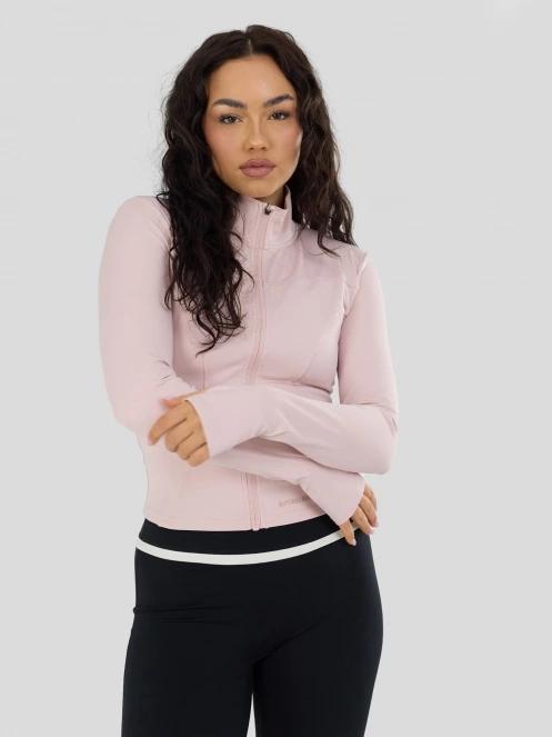 Fundango Flop Zip Up Top for women in pink 7