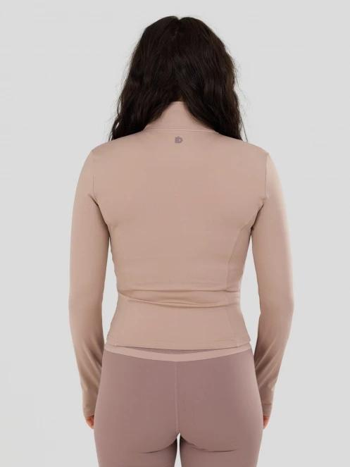 Fundango Flop Zip Up Top for women in pink 3