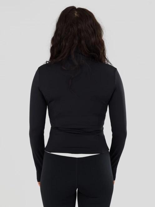 Fundango Flop Zip Up Top for women in black 3