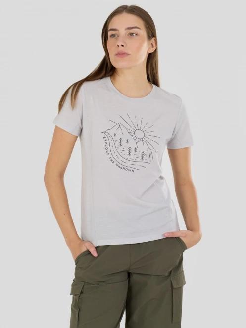 Fundango Reinga Merino T-shirt for women in grey 2