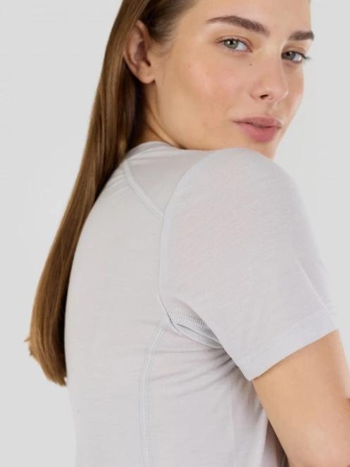 Fundango Reinga Merino T-shirt for women in grey 5