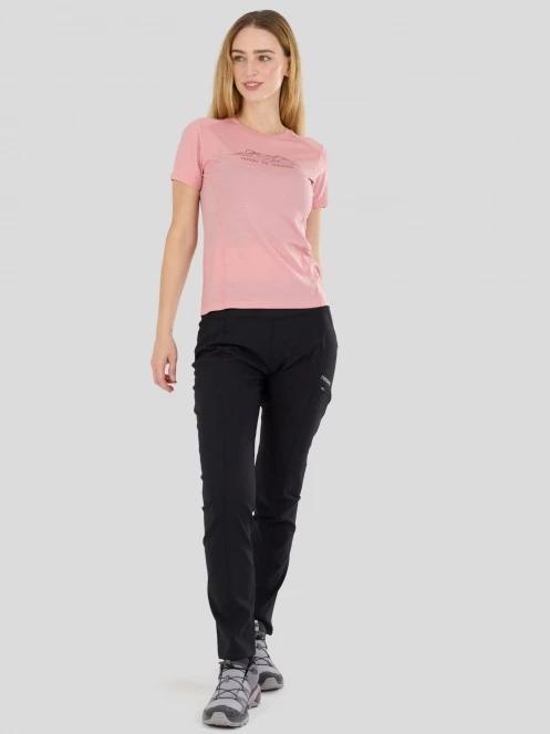Fundango Reinga Merino T-shirt for women in pink 5