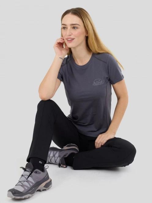 Fundango Reinga Merino T-shirt for women in blue 4