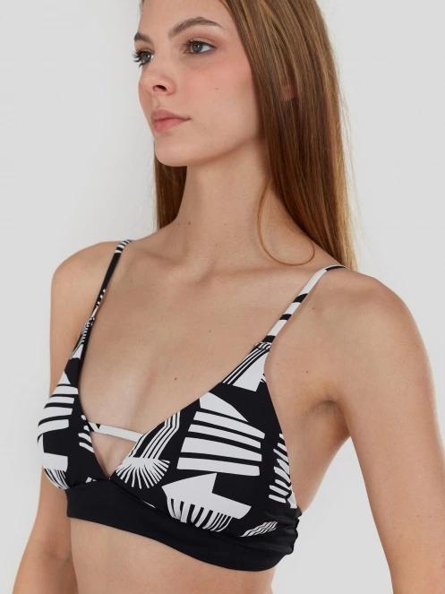 Fundango Sahara V-neck Cami Top for women in black 5