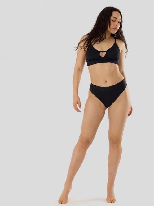 Fundango Sahara V-Neck Cami Top for women in black 5