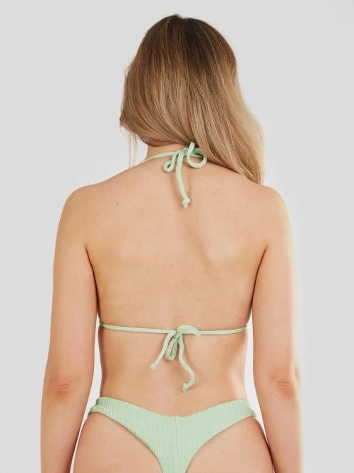 Fundango Innisfil Triangle Jacquard Top for women in green 3