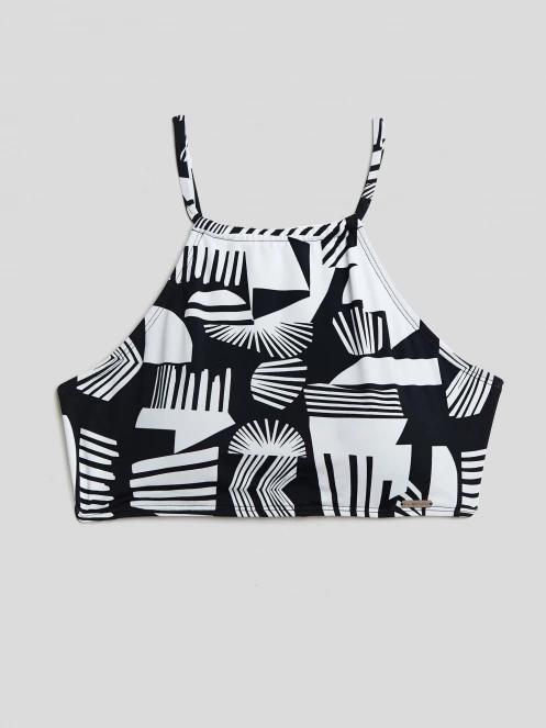 Fundango Hogg High Neck Top for women in black 7