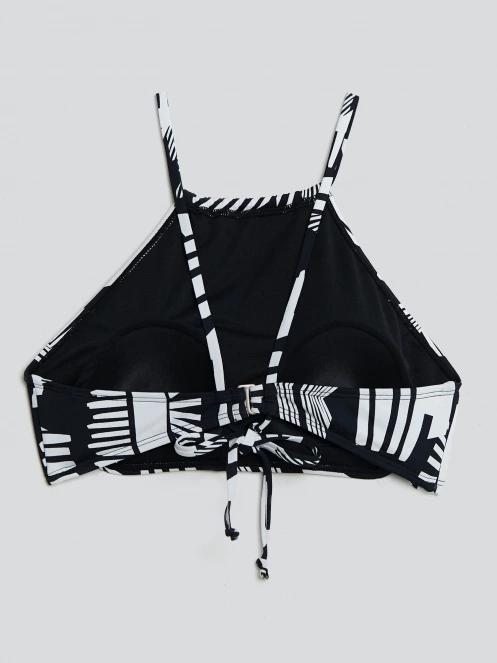 Fundango Hogg High Neck Top for women in black 8