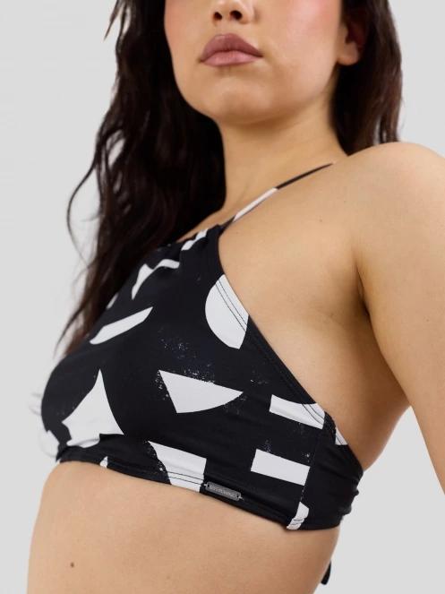 Fundango Hogg High Neck Top for women in black 6