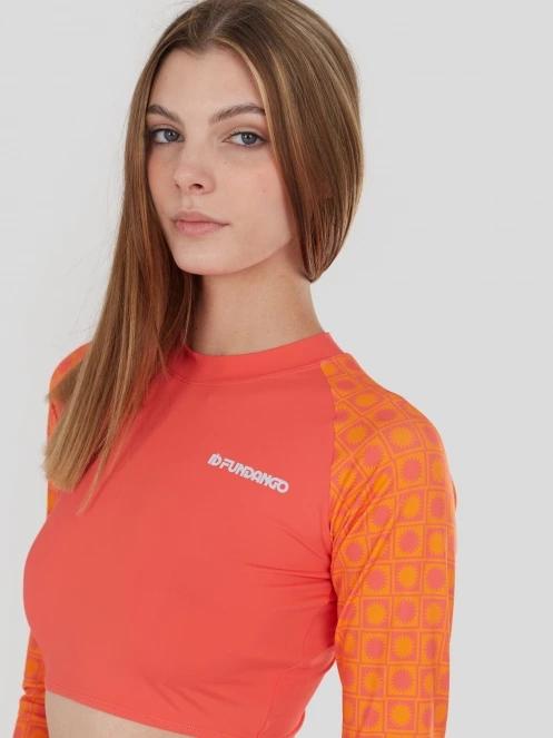 Fundango Amelia Surf Top for women in pink 6