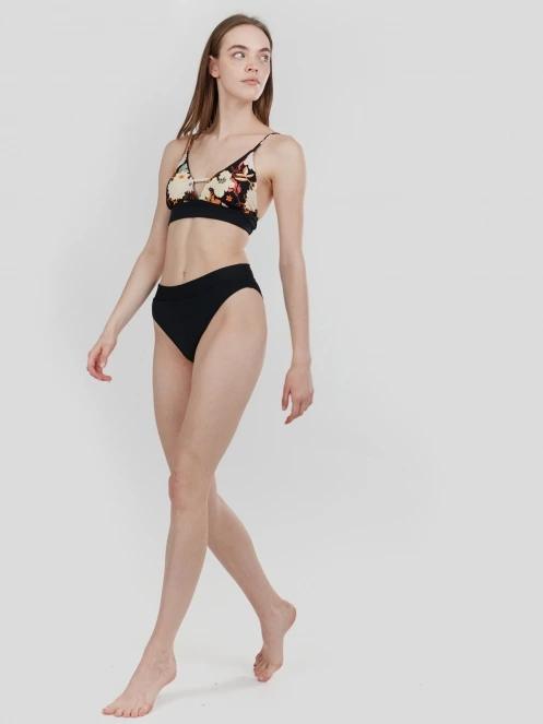 Fundango Sahara Mid Waist Full Bottom for women in black 4