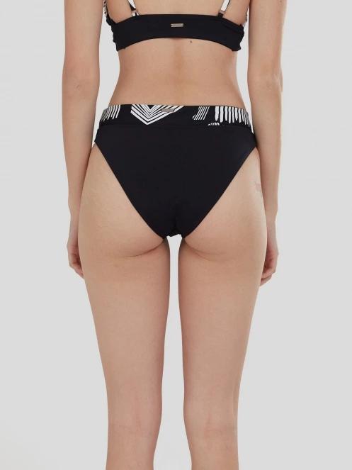 Fundango Sahara Mid Waist Full Bottom for women in black 3