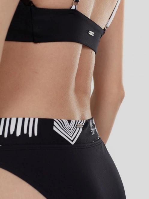 Fundango Sahara Mid Waist Full Bottom for women in black 5