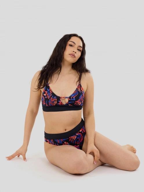 Fundango Sahara Midwaist Full Bottom for women in black 5