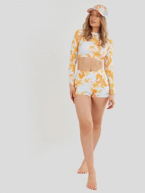 Fundango Amelia Surf Short for women in orange 4