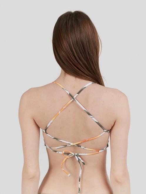 Fundango Moana Bralette Top for women in white 3