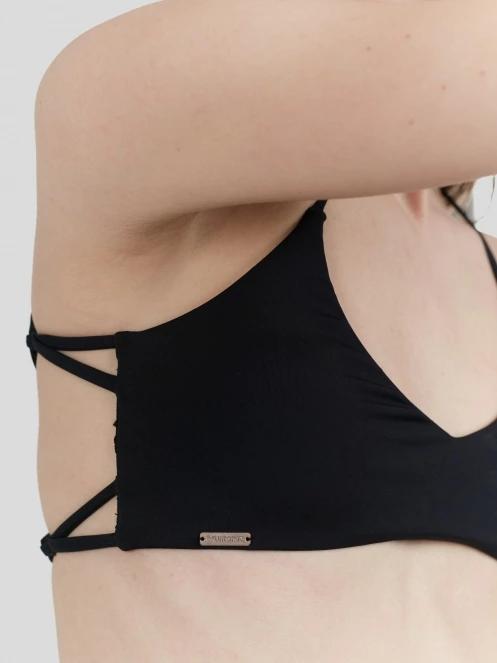 Fundango Moana Bralette Top for women in black 6