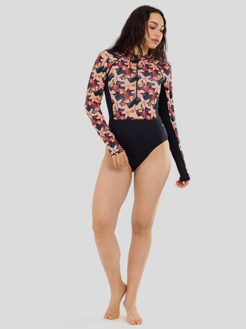 Fundango Dolphin Long Sleeve Suit for women in pink 4