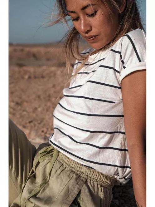 Fundango Ivanne T-shirt for women in white 8