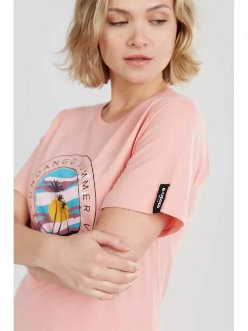 Fundango Bolton T-shirt for women in magenta 4