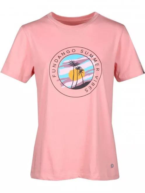 Fundango Bolton T-shirt for women in magenta 6