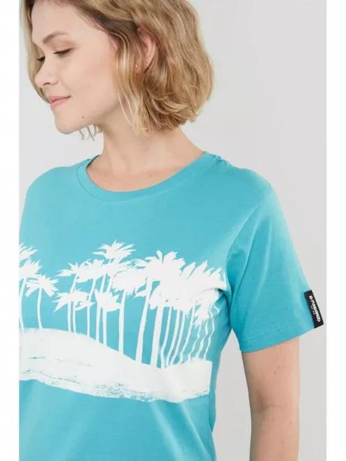 Fundango Bolton T-shirt for women in green 4