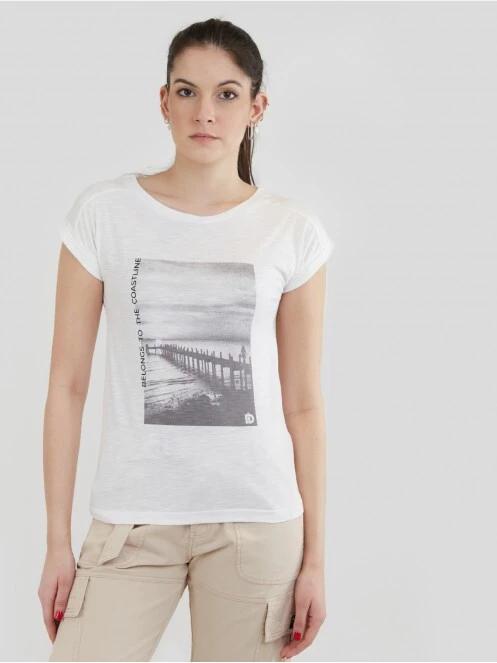Fundango Amira T-shirt for women in white 2