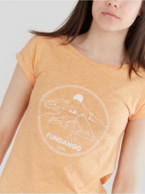 Fundango Amira T-shirt for women in yellow 4