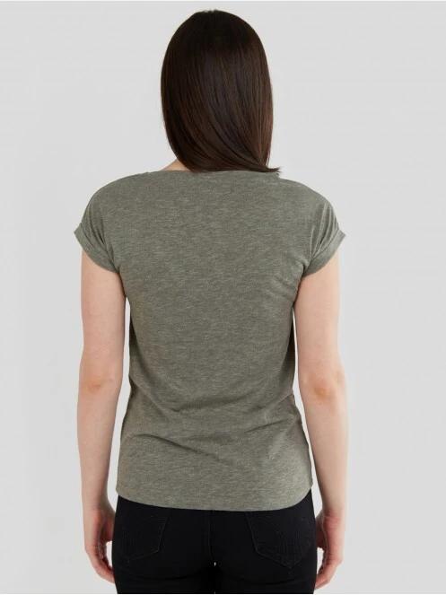 Fundango Amira T-shirt for women in oliv 3