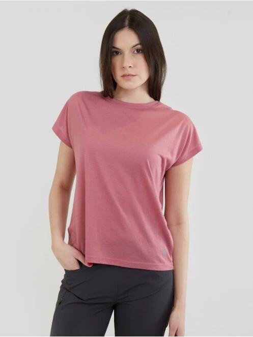 Fundango Rush T-shirt for women in magenta 2