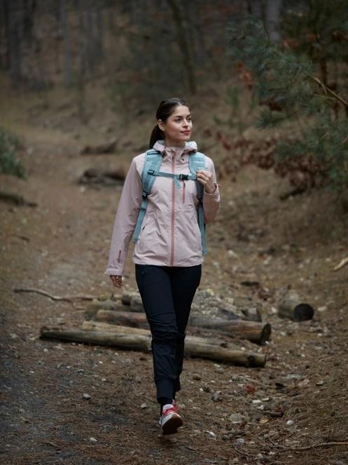 Fundango Piora Waterproof Jacket for women in pink 10