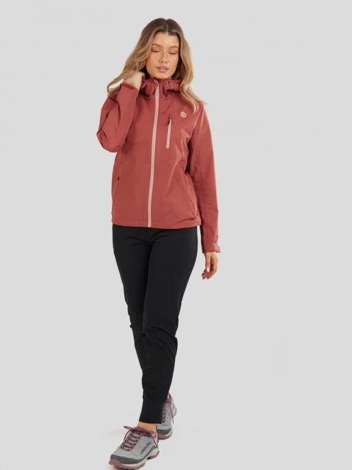 Fundango Piora Waterproof Jacket for women in red 4