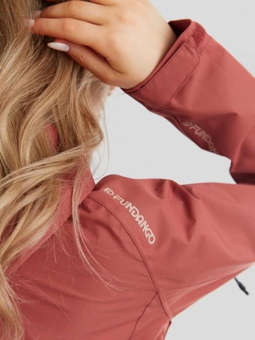 Fundango Piora Waterproof Jacket for women in red 7