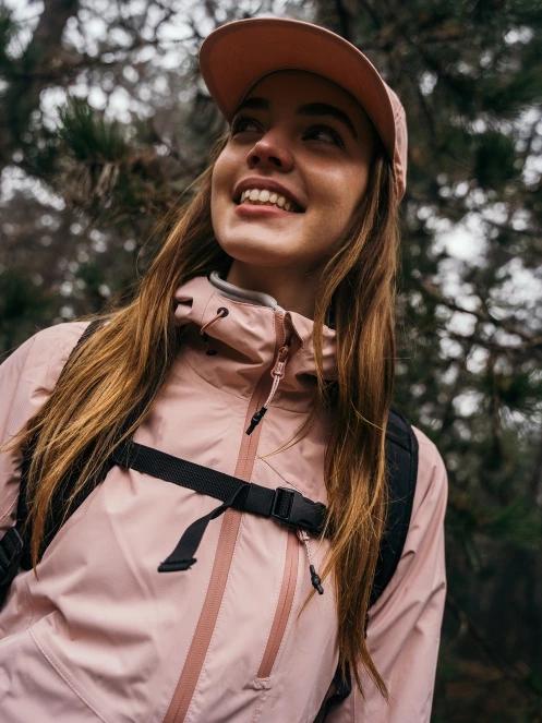 Fundango Piora Waterproof Jacket for women in pink 11